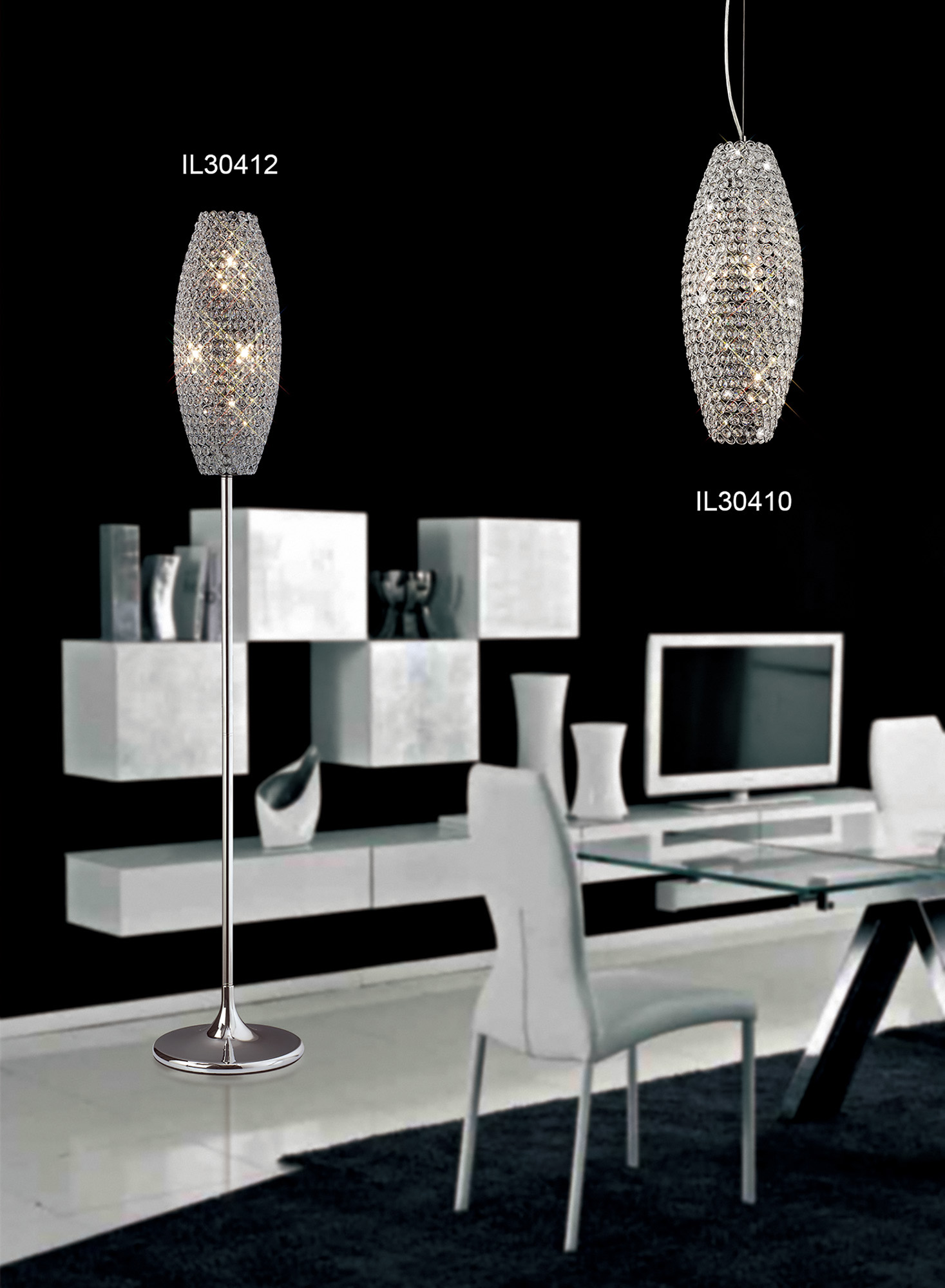 Kos Crystal Table Lamps Diyas Designer Table Lamps